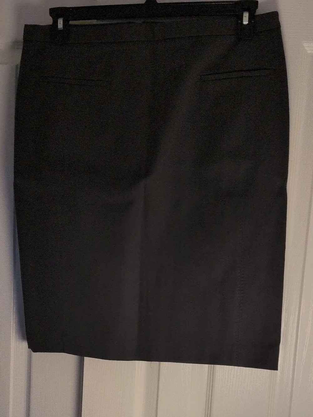 Banana Republic Slate Tailored Pencil Skirt, stretchy cotton/rayon